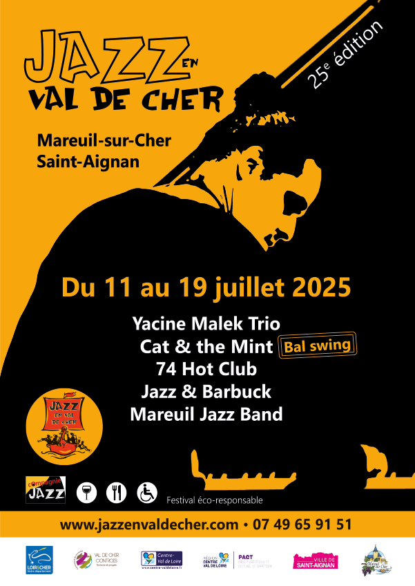 Affiche jazz en Val de Cher